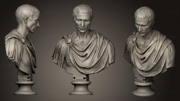 Бюсты и головы античные и исторические Юлий Цезарь